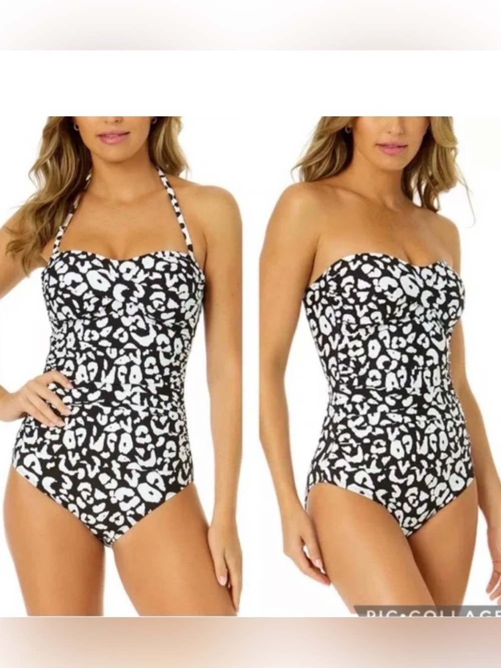 ANNE COLE Twist-Front One-Piece Swimsuit Size 16